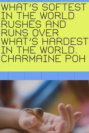 What's softest in the world rushes and runs over what's hardest in the world.'s poster