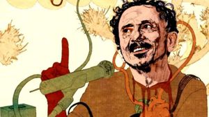Tom Zé Liberated Astronaut's poster