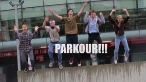 Parkour!!! (and corruption with a Q)!'s poster