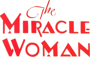 The Miracle Woman's poster