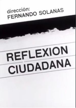 Reflexión ciudadana's poster