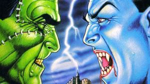 Dracula vs. Frankenstein's poster