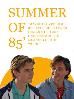 Summer of 85's poster