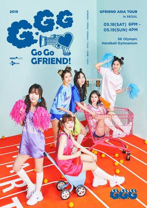 2019 GFRIEND ASIA TOUR 'GO GO GFRIEND!''s poster