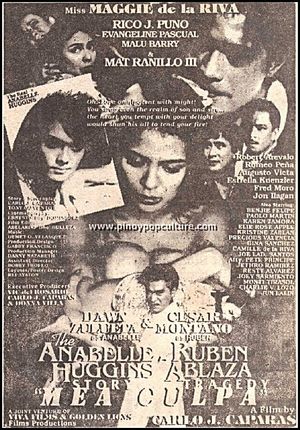 Anabelle Huggins Story: Ruben Ablaza Tragedy - Mea Culpa's poster
