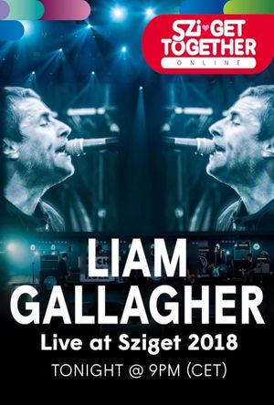 Liam Gallagher au Sziget Festival's poster