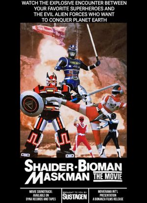 Shaider - Bioman - Maskman: The Movie's poster