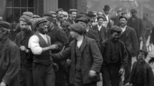 Miners Leaving Pendlebury Colliery's poster