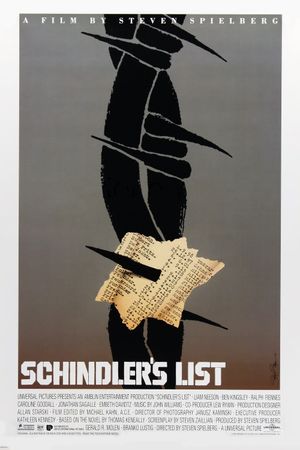 Schindler's List's poster