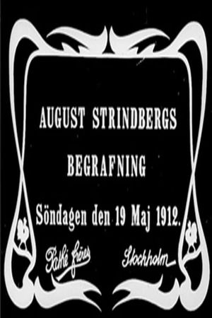 August Strindbergs begravning's poster