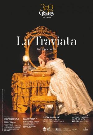 Opéra National de Paris: Verdi's La Traviata's poster