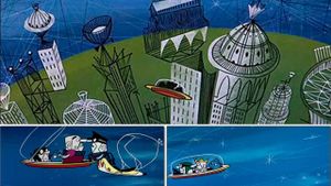 Gerald McBoing! Boing! on Planet Moo's poster