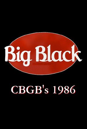 Big Black: Live at CBGB's's poster