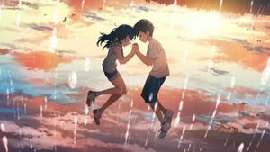 Weathering with You's poster