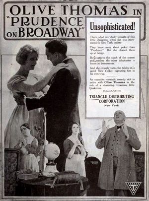 Prudence on Broadway's poster