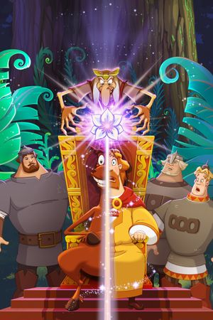 Horse Julius on the Throne and Three Heroes's poster