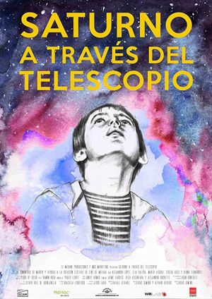 Saturno a través del telescopio's poster