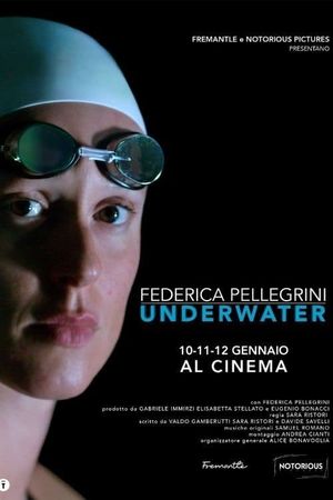Underwater Federica Pellegrini's poster