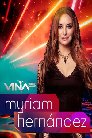 Festival de Viña del Mar 2025: Myriam Hernández's poster