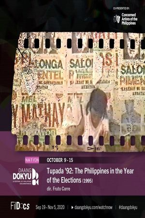 Tupada ’92: The Philippines in the Year of the Elections's poster