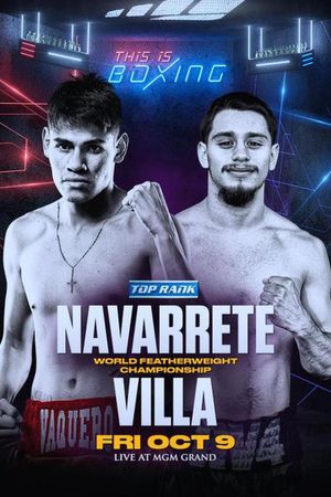 Emanuel Navarrete vs. Ruben Villa's poster