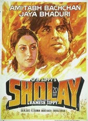 Sholay's poster