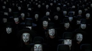V for Vendetta's poster