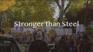 Stronger than Steel's poster