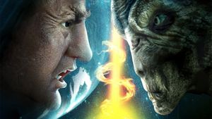 Trump vs the Illuminati's poster