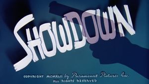 Showdown's poster