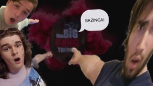 The Bazinga Button's poster