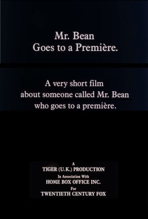 Mr. Bean Goes to a Première's poster