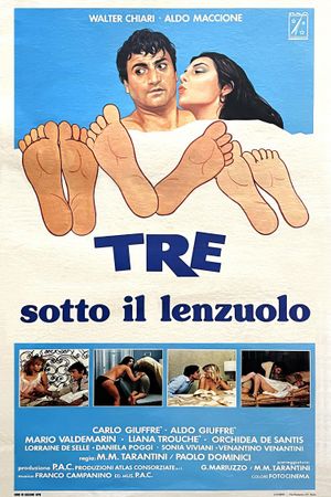 Tre sotto il lenzuolo's poster