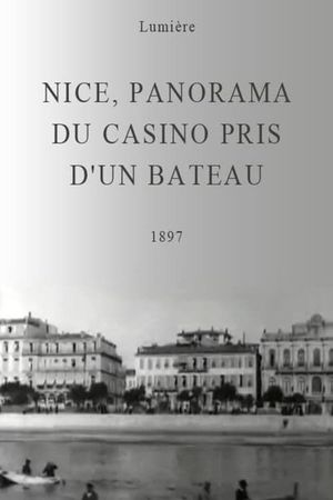 Nice, panorama du casino pris d'un bateau's poster