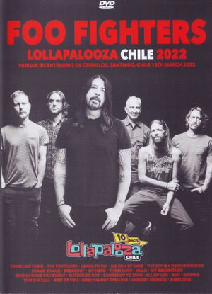 Foo Fighters Live at Lollapalooza Chile 2022's poster