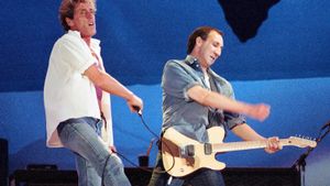 The Who at Live Aid's poster