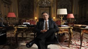 The French Minister's poster