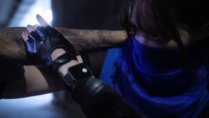 Lady Ninja: A Blue Shadow's poster