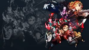 Demon Slayer: Kimetsu no Yaiba - The Movie: Mugen Train's poster