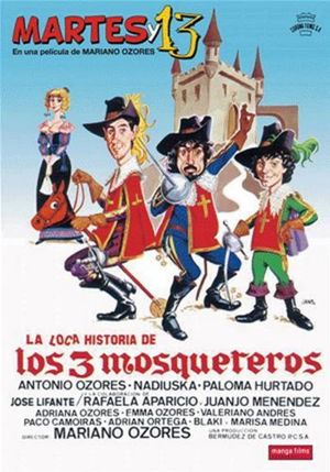 The Crazy Story of the Three Musketeers's poster