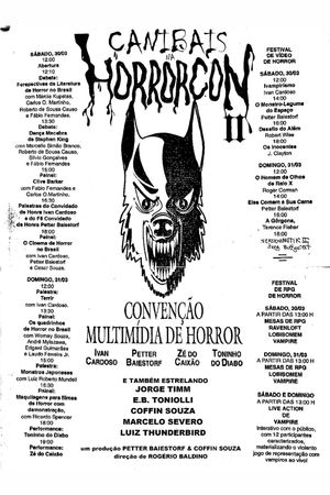 Canibais na HorrorCon's poster