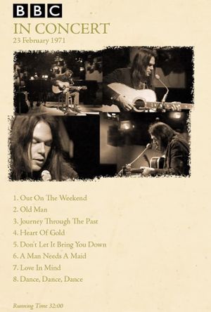 Neil Young In Concert at the BBC's poster