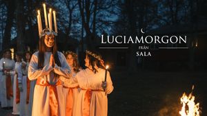 Luciamorgon från Sala's poster