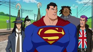 Superman vs. The Elite's poster