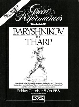 Baryshnikov by Tharp with American Ballet Theatre's poster
