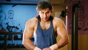Sanju's poster