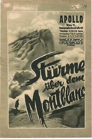 Storm Over Mont Blanc's poster