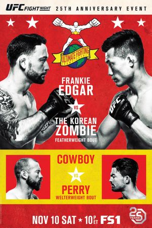 UFC Fight Night  139:  Korean Zombie vs Rodriguez's poster