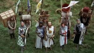 Monty Python and the Holy Grail's poster