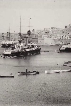 Panorama of Grand Harbour, Malta, Showing Battleships, Etc.'s poster